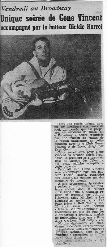 Dickie En France The-New-Gate-Birds6Gene-Vincent-Broadway-1967